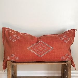 Cactus (Sabra) Silk Moroccan Pillow Cover